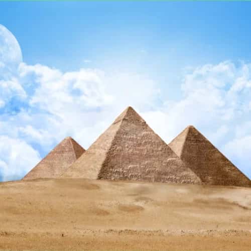 le grandi piramidi di giza, le piramidi di giza