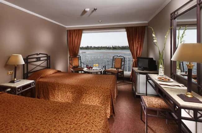 una cabina a bordo crwon jewel motonave, crociera in Egitto una cabina a bordo crwon jewel motonave, crociera in Egitto