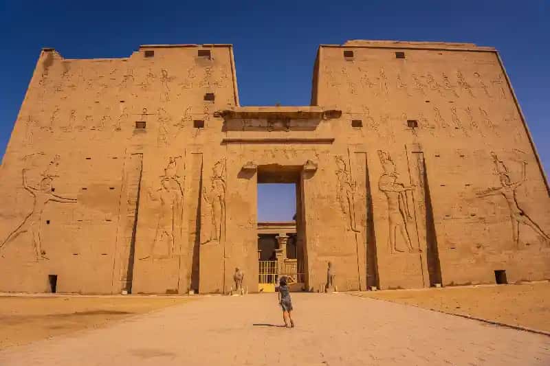 Edfu Assuan , egitto a natale Edfu Assuan , egitto a natale