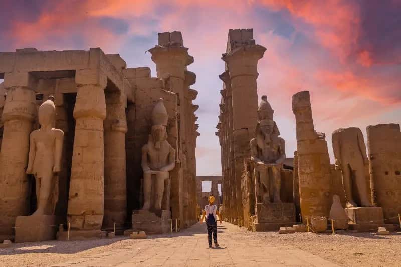 Tempio di Luxor, pasqua in egitto Tempio di Luxor, pasqua in egitto