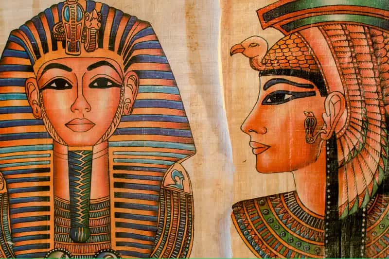 la regina cleopatra sul papiro , papiro egizinao la regina cleopatra sul papiro , papiro egizinao